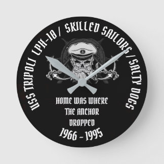 USS TRIPOLI (LPH-10) ROUND CLOCK
