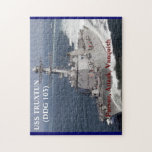 USS TRUXTUN Puzzle<br><div class="desc">A great image of the USS Truxtun at sea is now a puzzle to work on alone or with the family.</div>