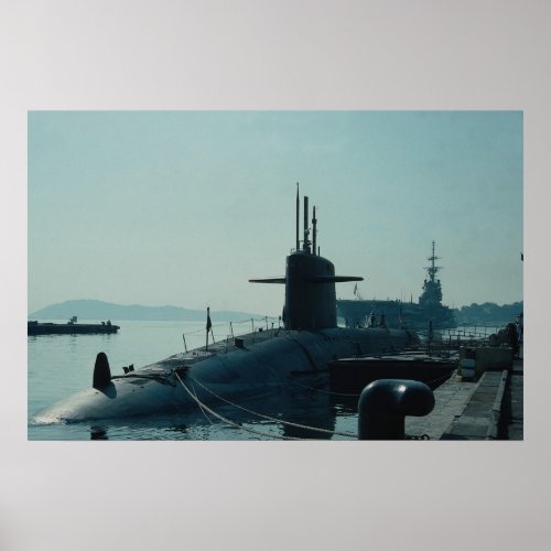 USS Ulysses Grant ballistic missile submarine SSB Poster