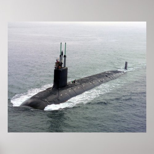 USS Virginia SSN 774 Poster