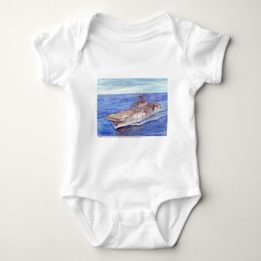 USS WASP BABY BODYSUIT USS WASP BABY BODYSUIT