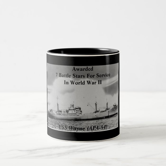 USS Wayne (APA 54) Coffee Mug