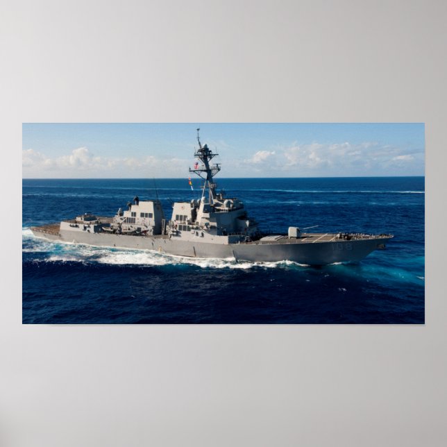 USS Wayne E. Meyer (DDG 108) Poster (Front)