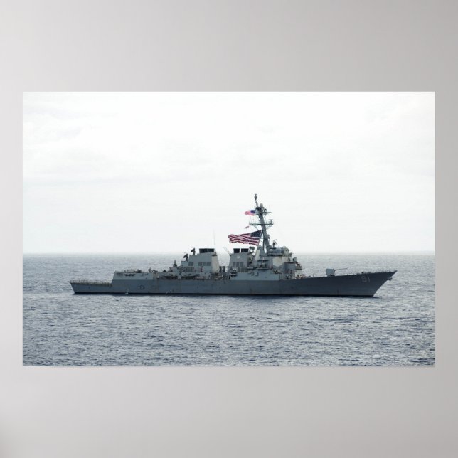 USS Winston S. Churchill (DDG 81) Poster (Front)