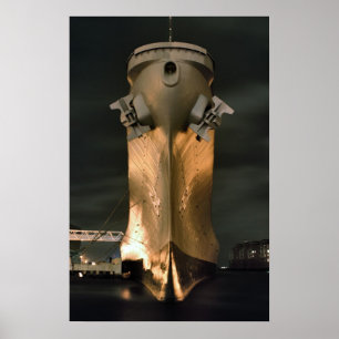USS Wisconsin Poster