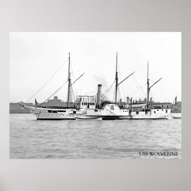 USS Wolverine Poster (Front)