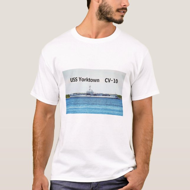 USS Yorktown Mens Tee (Front)
