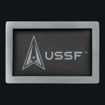 USSF | United States Space Force Belt Buckle<br><div class="desc">Celebrate the United States Space Force with a bold and inspiring design that embodies patriotism and pride. Perfect for showcasing admiration for this elite military branch in a creative and stylish way.</div>