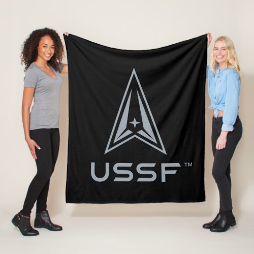 USSF  United States Space Force Fleece Blanket