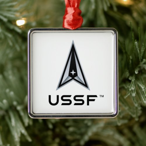 USSF  United States Space Force Metal Ornament
