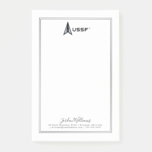 USSF  United States Space Force Post_it Notes