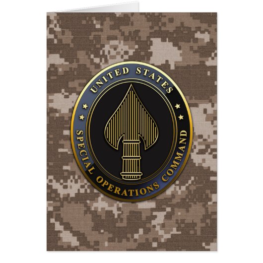USSOCOM Emblem Cards (Front)