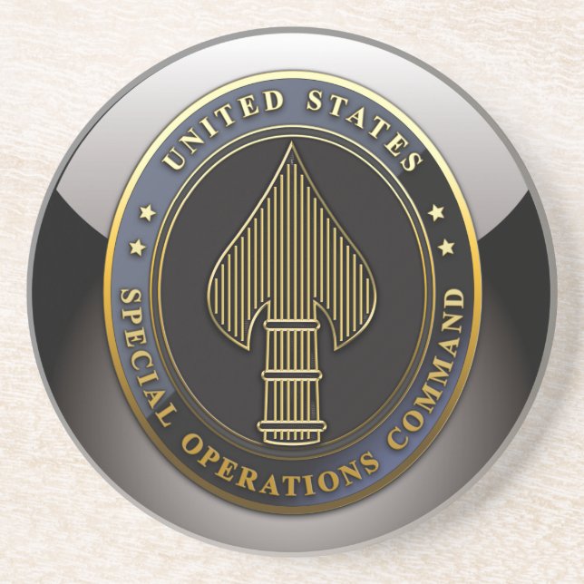 USSOCOM Emblem Coaster (Front)