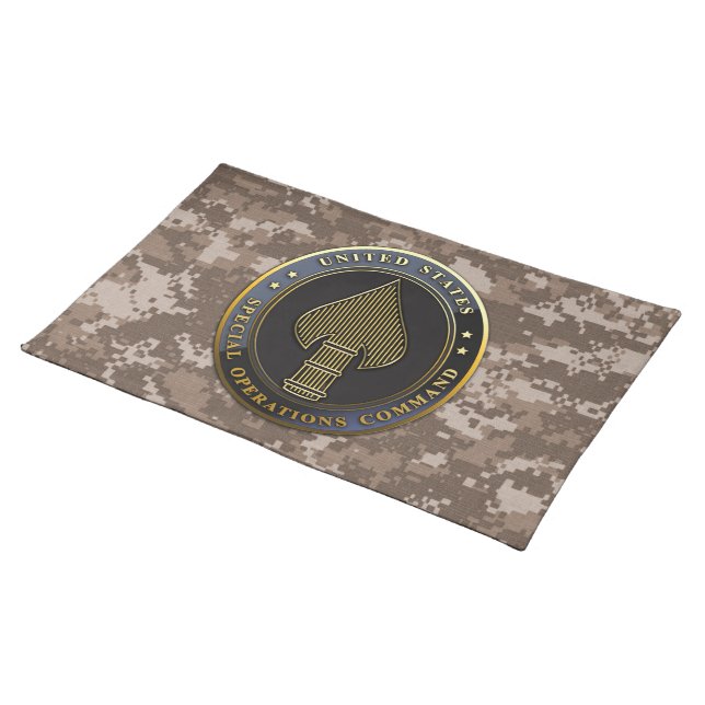USSOCOM Emblem Placemat (On Table)