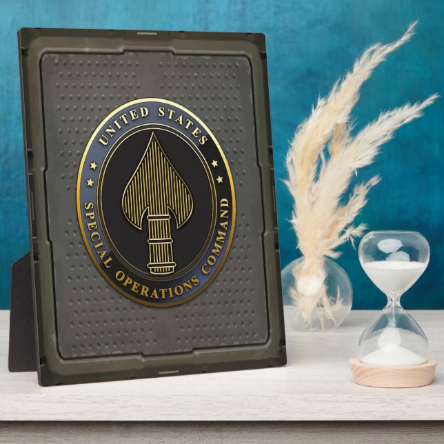 USSOCOM Emblem Plaque (Side)