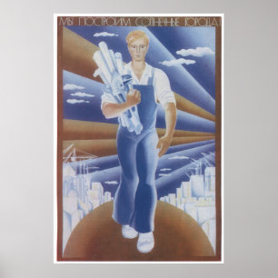 USSR CCCP Cold War Soviet Union Propaganda Posters