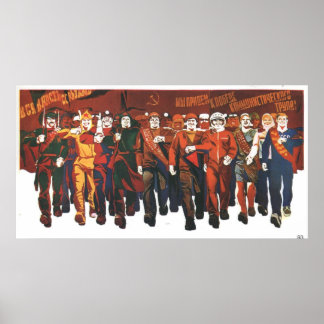 USSR CCCP Cold War Soviet Union Propaganda Posters