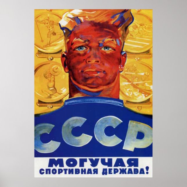 USSR CCCP Cold War Soviet Union Propaganda Posters (Front)
