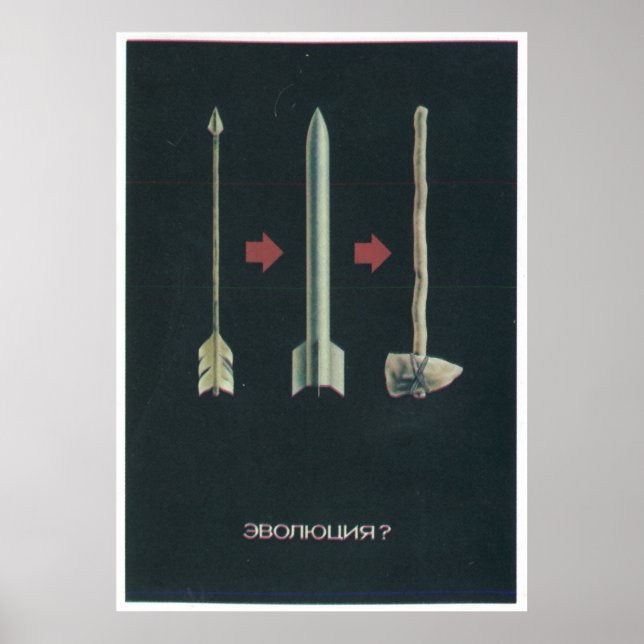 USSR CCCP Cold War Soviet Union Propaganda Posters (Front)