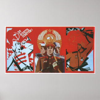 USSR CCCP Cold War Soviet Union Propaganda Posters