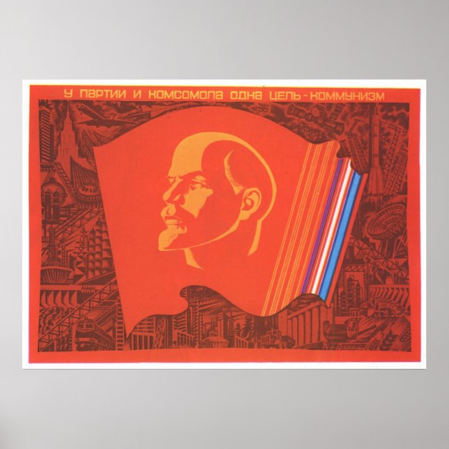 USSR CCCP Cold War Soviet Union Propaganda Posters (Front)
