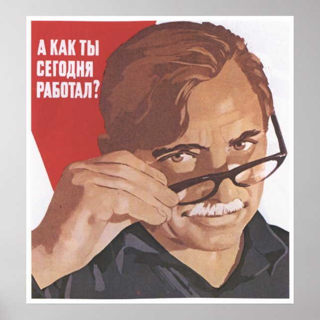 USSR CCCP Cold War Soviet Union Propaganda Posters (Front)