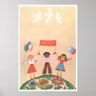 USSR CCCP Cold War Soviet Union Propaganda Posters