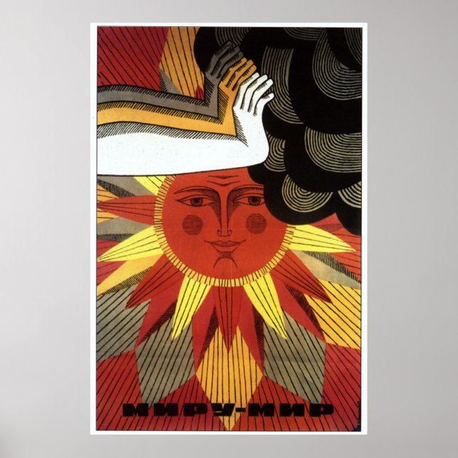 USSR CCCP Cold War Soviet Union Propaganda Posters (Front)