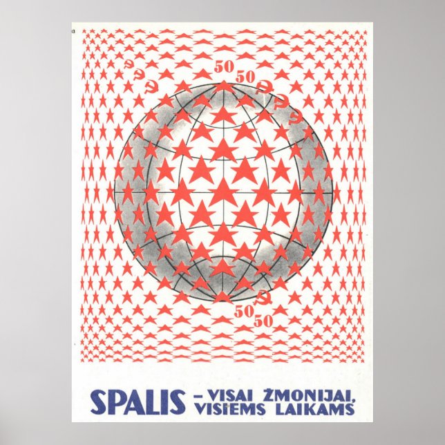 USSR CCCP Cold War Soviet Union Propaganda Posters (Front)