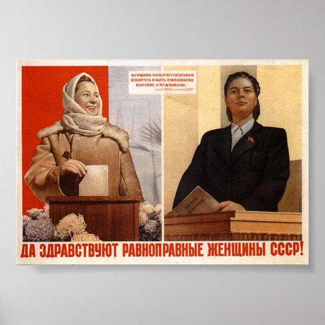 USSR CCCP Cold War Soviet Union Propaganda Posters (Front)