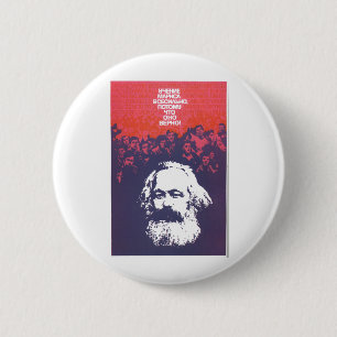 USSR CCCP Cold War Soviet Union Propaganda Posters Button