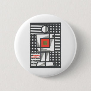 USSR CCCP Cold War Soviet Union Propaganda Posters Button