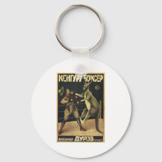 USSR CCCP Cold War Soviet Union Propaganda Posters Keychain