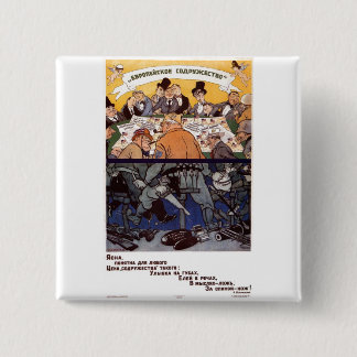 USSR CCCP Cold War Soviet Union Propaganda Posters Pinback Button