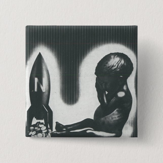 USSR CCCP Cold War Soviet Union Propaganda Posters Pinback Button (Front)