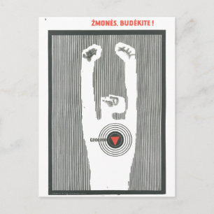 USSR CCCP Cold War Soviet Union Propaganda Posters Postcard