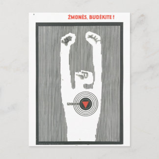 USSR CCCP Cold War Soviet Union Propaganda Posters Postcard