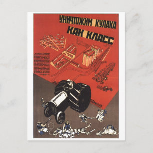 USSR CCCP Cold War Soviet Union Propaganda Posters Postcard