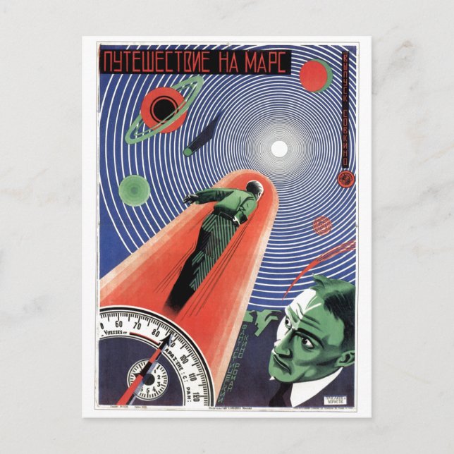 USSR CCCP Cold War Soviet Union Propaganda Posters Postcard (Front)