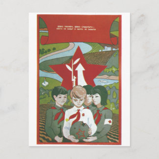 USSR CCCP Cold War Soviet Union Propaganda Posters Postcard