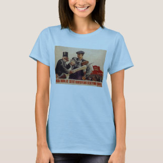 USSR CCCP Cold War Soviet Union Propaganda Posters T-Shirt
