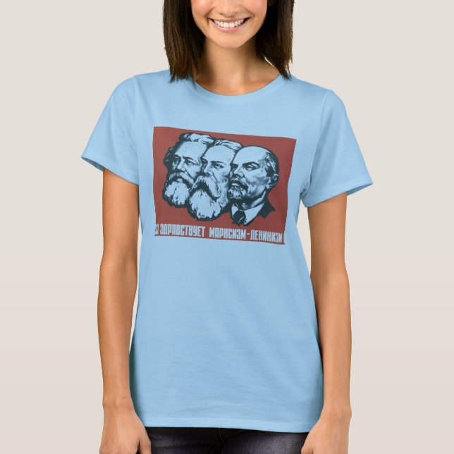 USSR CCCP Cold War Soviet Union Propaganda Posters T-Shirt (Front)