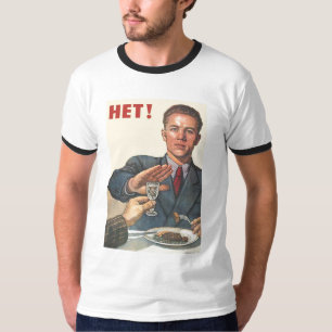 USSR CCCP Cold War Soviet Union Propaganda Posters T-Shirt