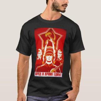USSR CCCP Cold War Soviet Union Propaganda Posters T-Shirt