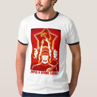 USSR CCCP Cold War Soviet Union Propaganda Posters T-Shirt
