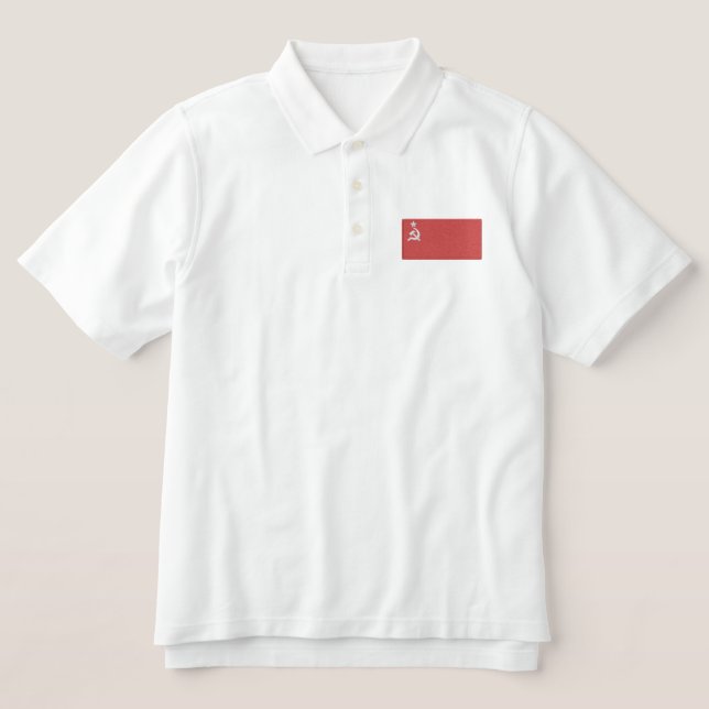 USSR EMBROIDERED POLO SHIRT (Design Front)