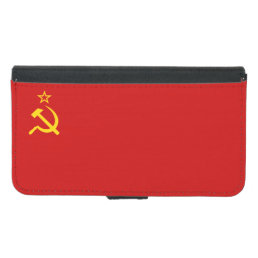 USSR flag Wallet Phone Case For Samsung Galaxy S5