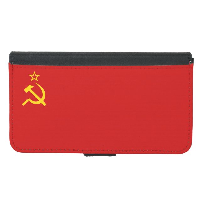 USSR flag Samsung Galaxy Wallet Case (Front (Horizontal))