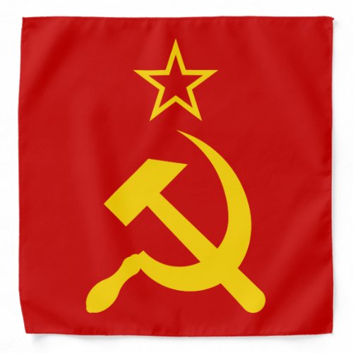 USSR Flag _ Soviet Union Flag Bandana
