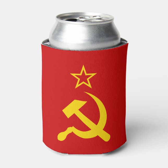 USSR Flag - Soviet Union Flag Can Cooler (Can Front)